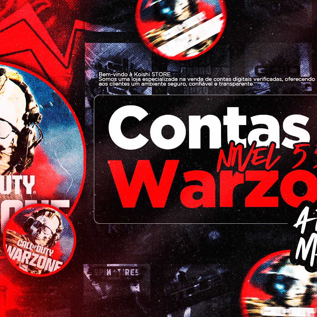 contas warzone/bo6/bo7 | contas verificadas | ranked | armas e level upados